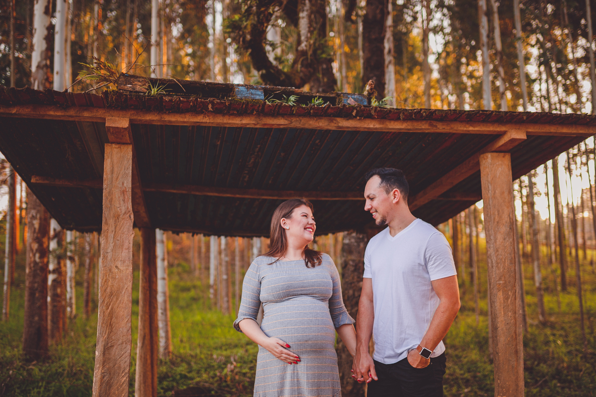 fotografa familia curitiba - ensaio gestante externo por do sol