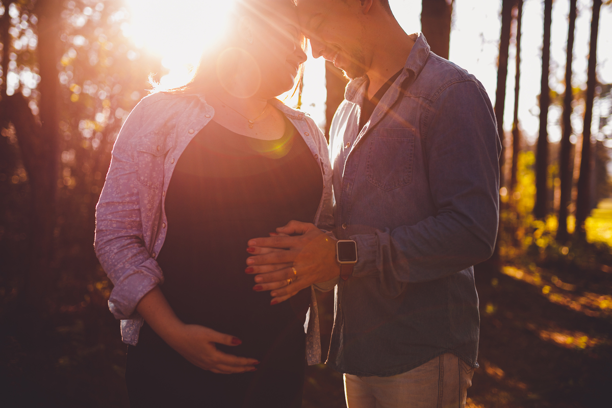 fotografa familia curitiba - ensaio gestante externo por do sol