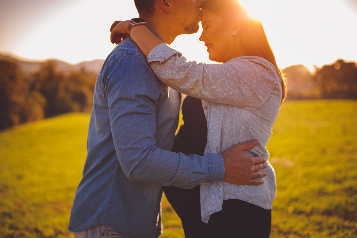 fotografa familia curitiba - ensaio gestante externo por do sol