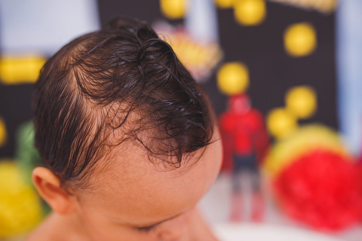 fotografa familia curitiba - ensaio estudio bolo smash the cake Henrique