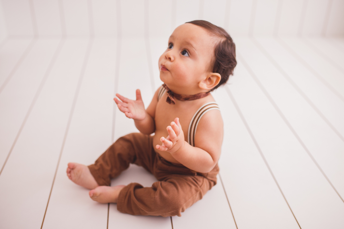 fotografa familia curitiba - ensaio estudio bolo smash the cake Henrique
