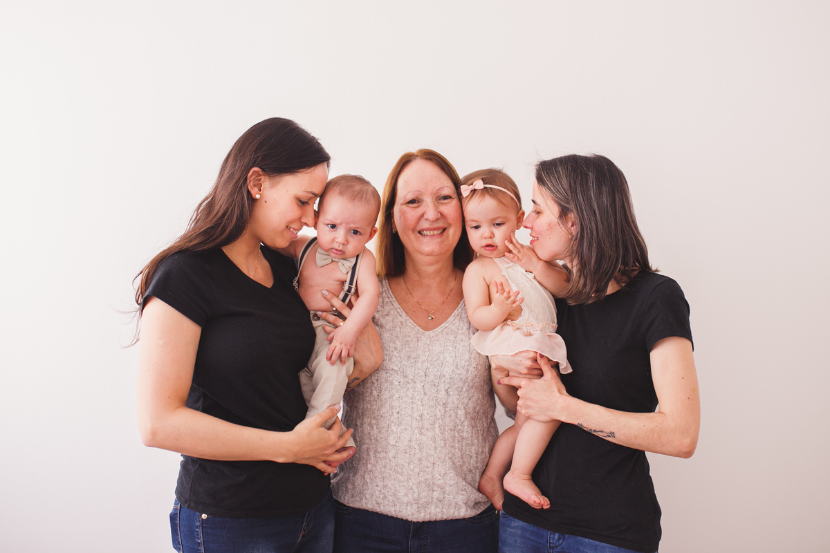 fotografa familia curitiba - ensaio estudio primos raposinha