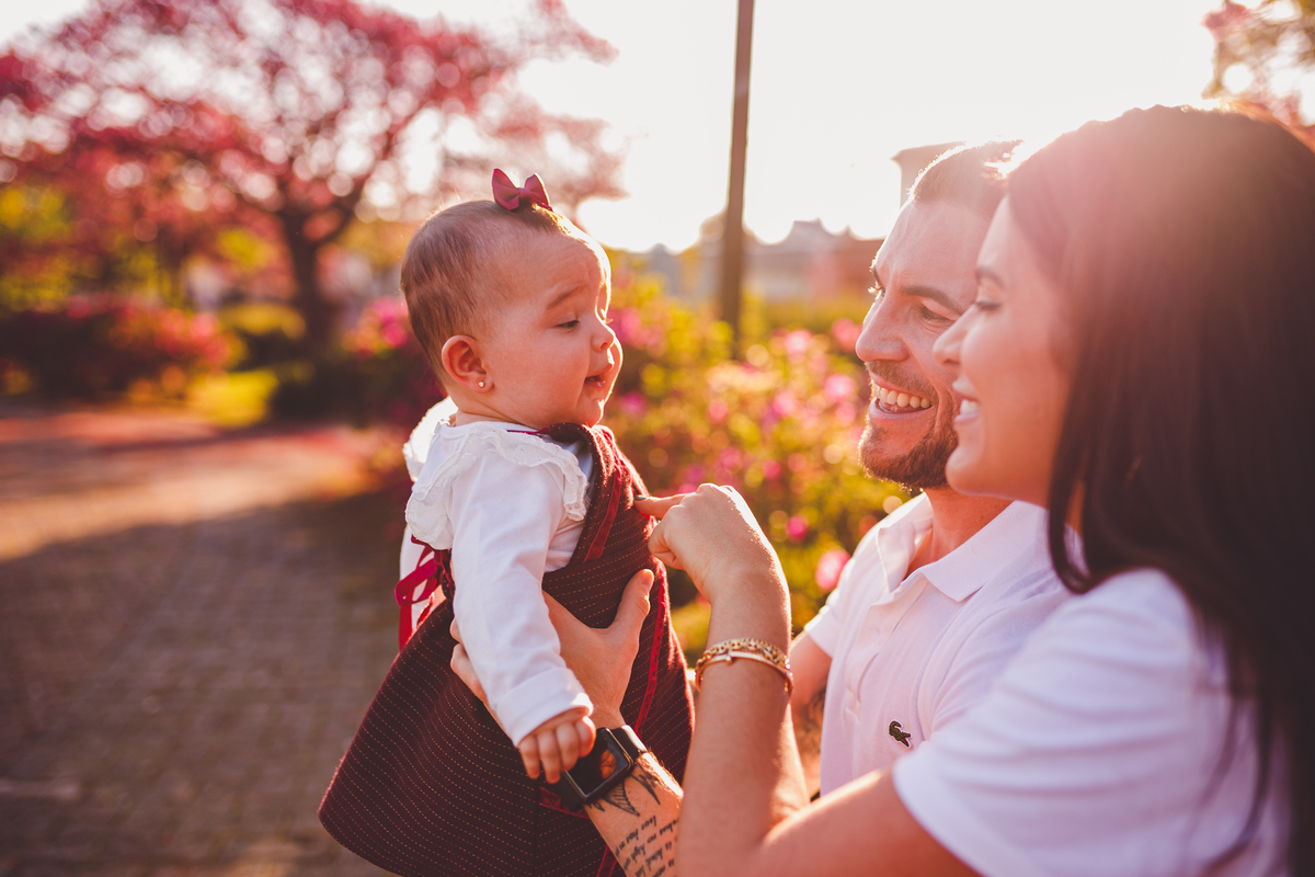 fotografa familia curitiba - ensaio externo cerejeira bebe Olivia 