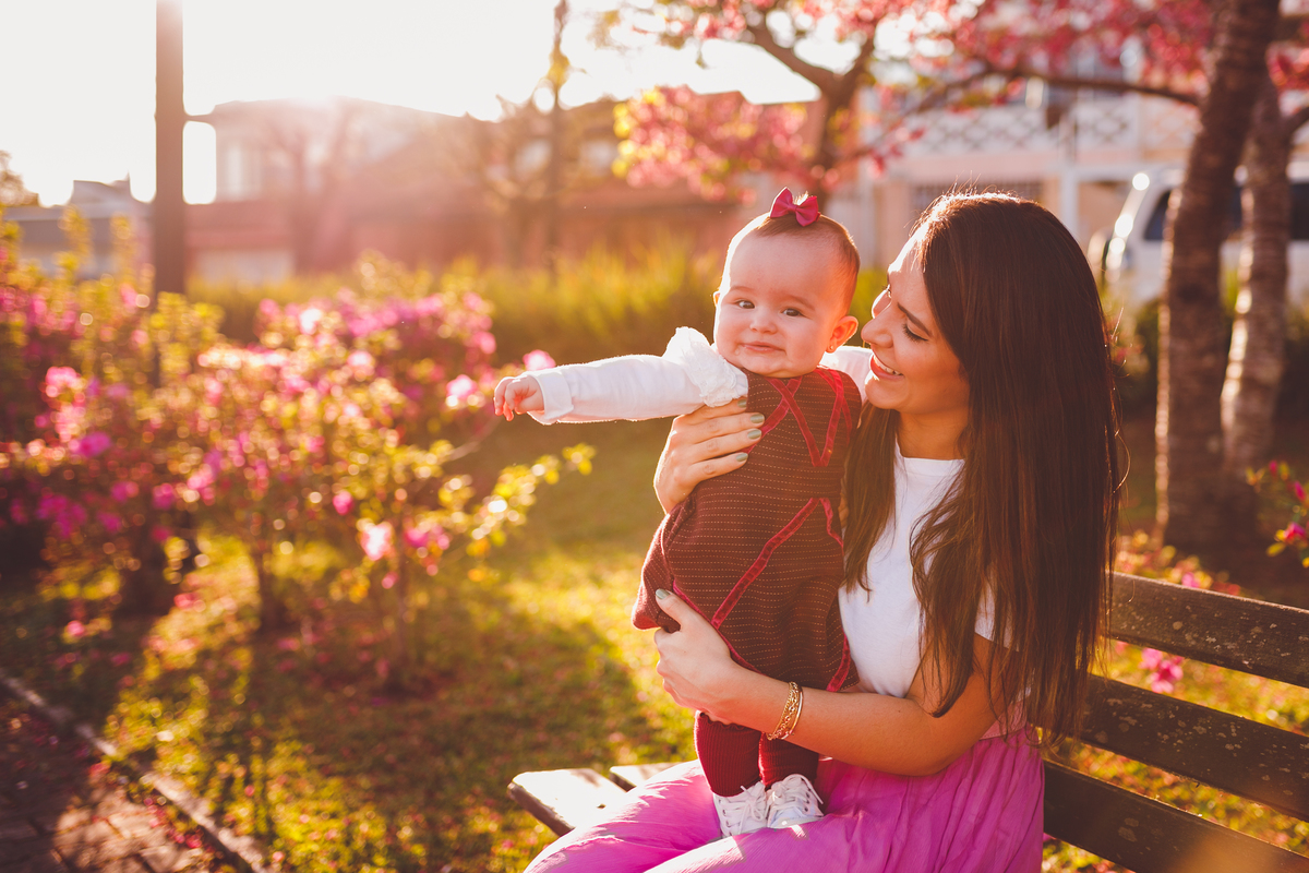 fotografa familia curitiba - ensaio externo cerejeira bebe Olivia 