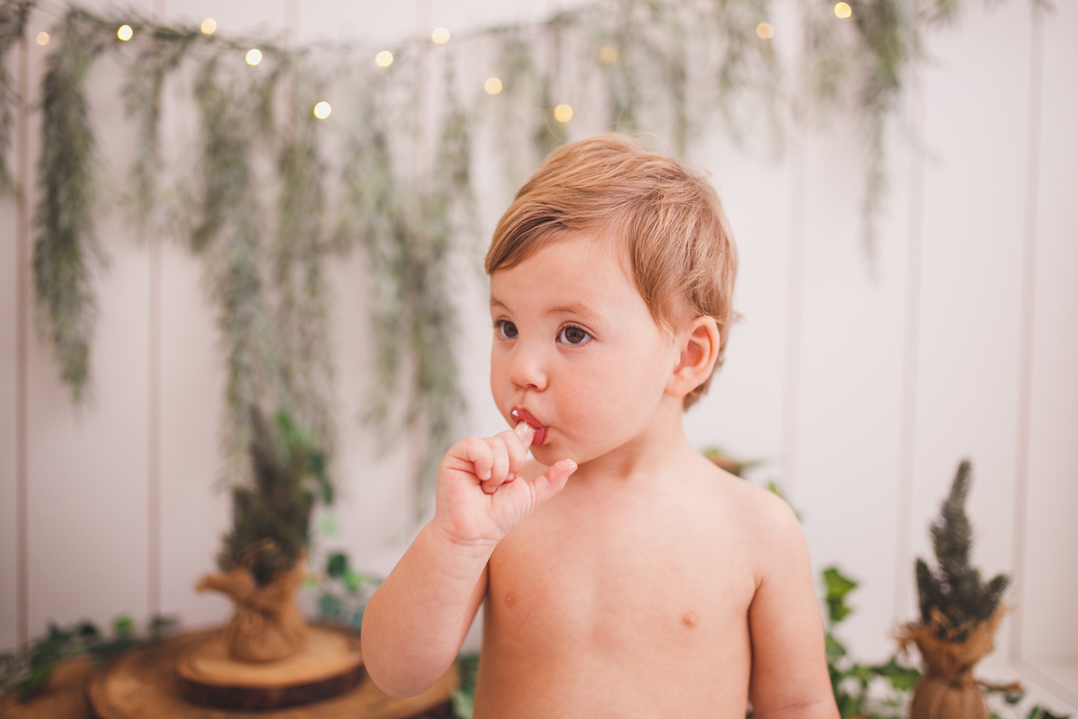fotografa familia curitiba - smash the cake Artur estudio bolo bebe