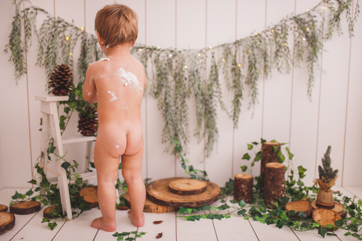 fotografa familia curitiba - smash the cake Artur estudio bolo bebe