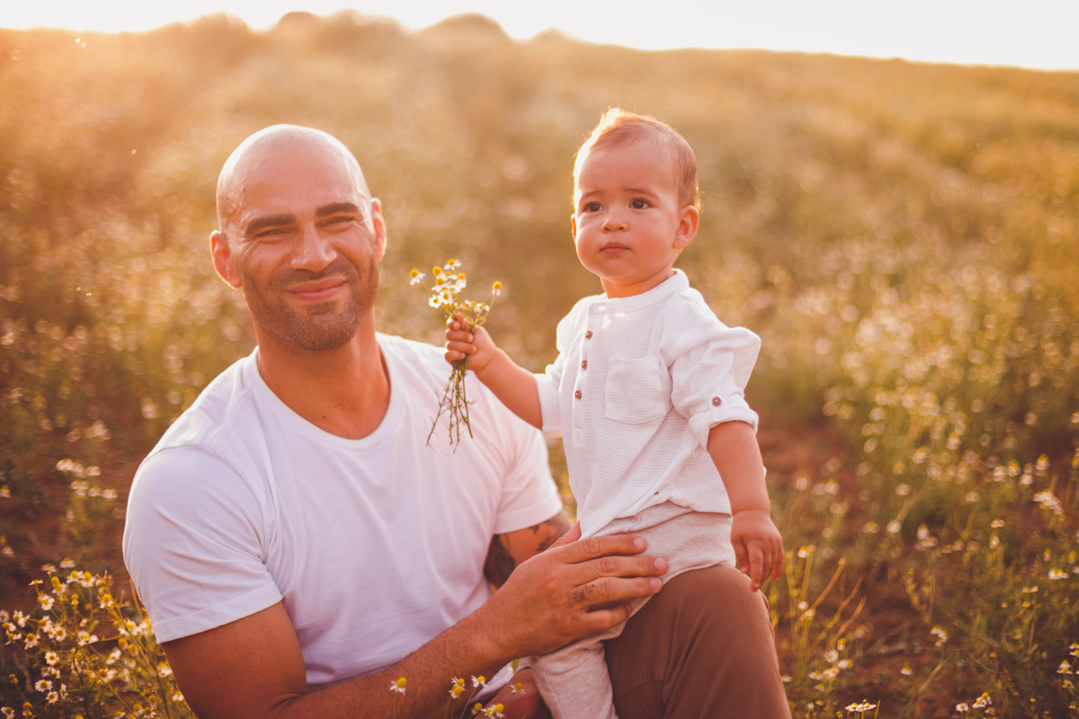fotografa familia curitiba - ensaio externo camomila trigo bebe 1 ano