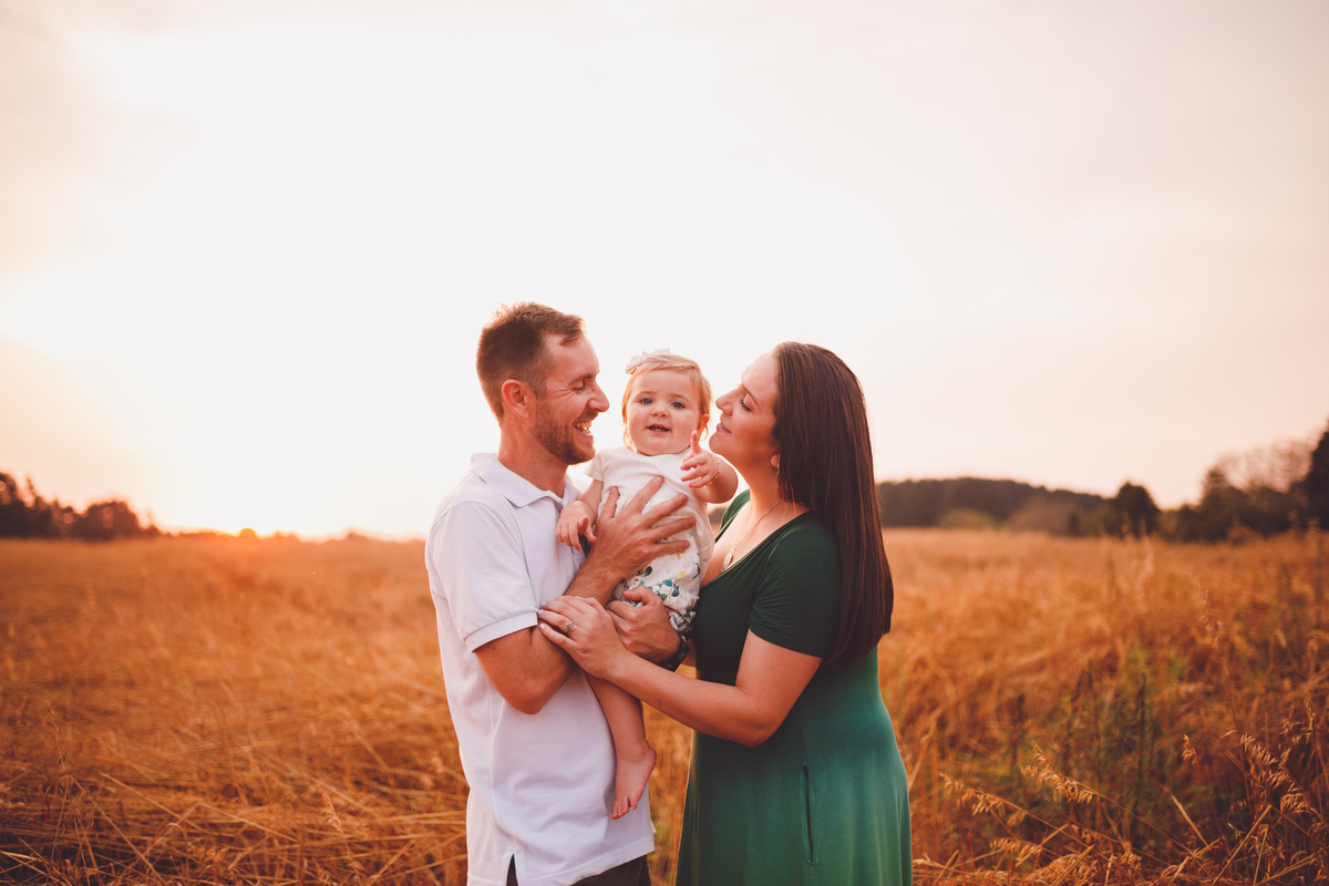 fotografa familia curitiba - externo bebe menina marina 1 ano palmeira recanto dos papagaios