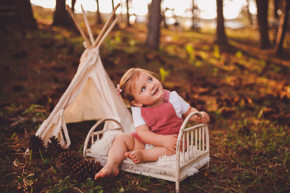fotografa familia curitiba - externo bebe menina marina 1 ano palmeira recanto dos papagaios
