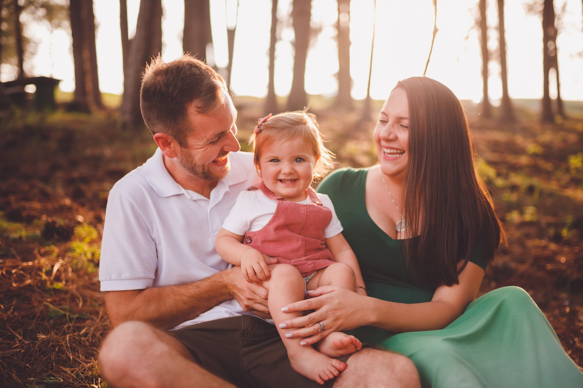 fotografa familia curitiba - externo bebe menina marina 1 ano palmeira recanto dos papagaios