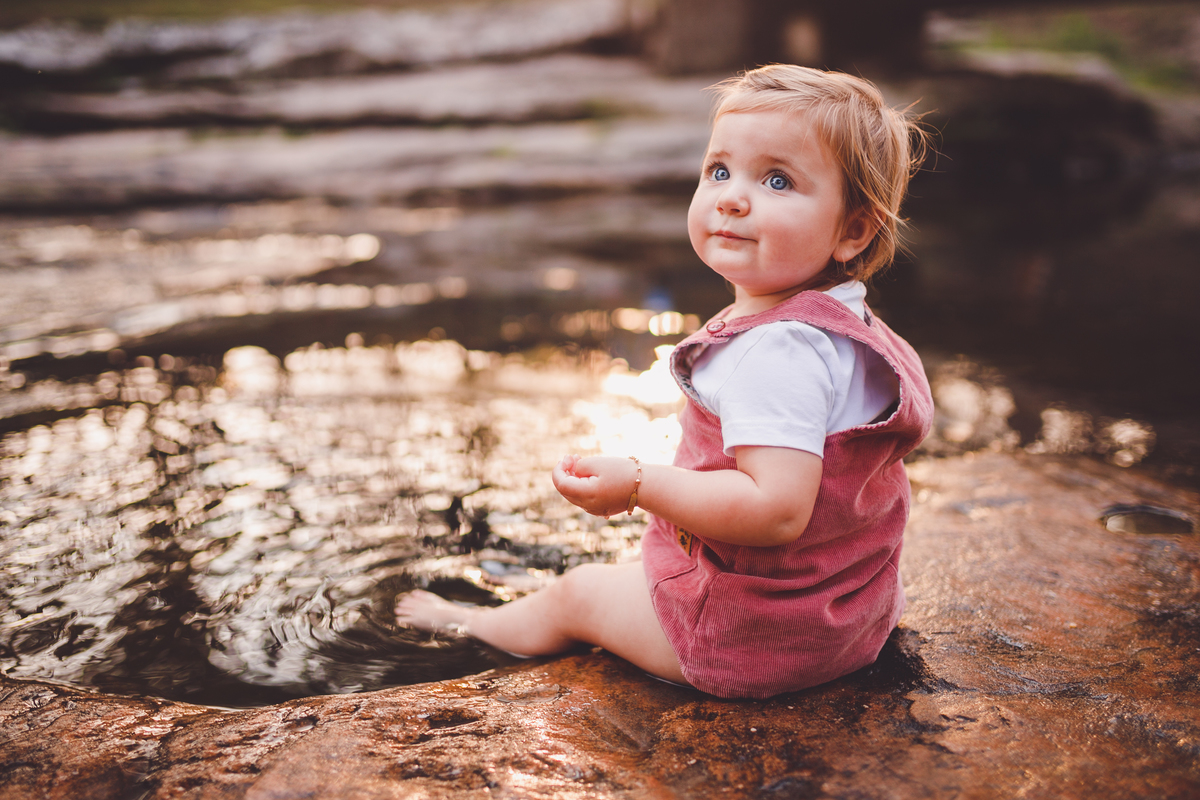 fotografa familia curitiba - externo bebe menina marina 1 ano palmeira recanto dos papagaios