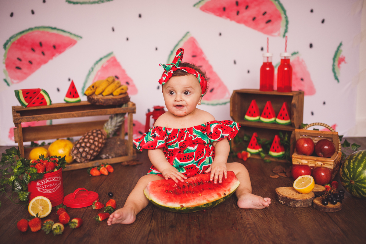 fotografa familia curitiba - ensaio com frutas - smash the fruit