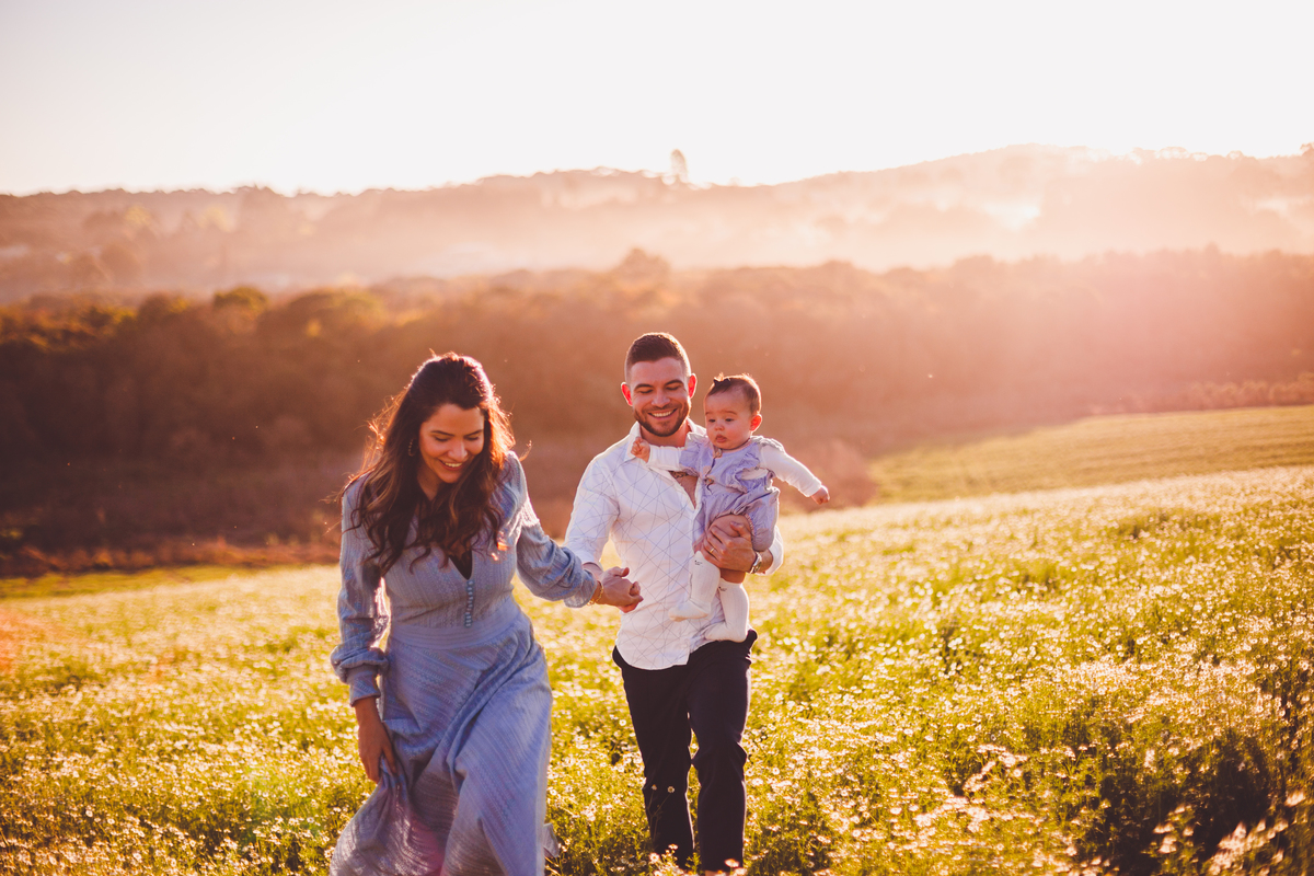 fotografa familia curitiba - ensaio externo camomila bebe menina 