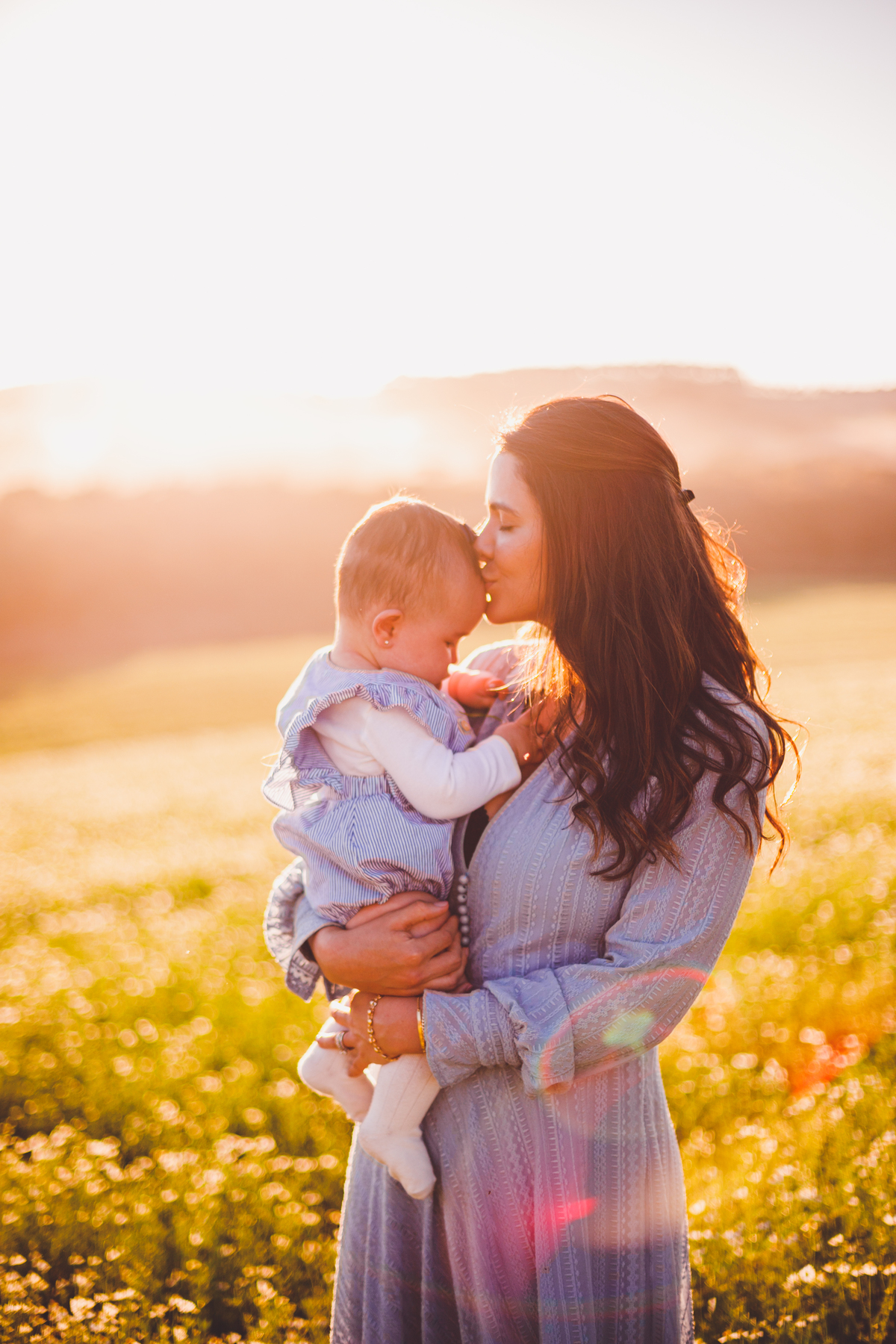 fotografa familia curitiba - ensaio externo camomila bebe menina 