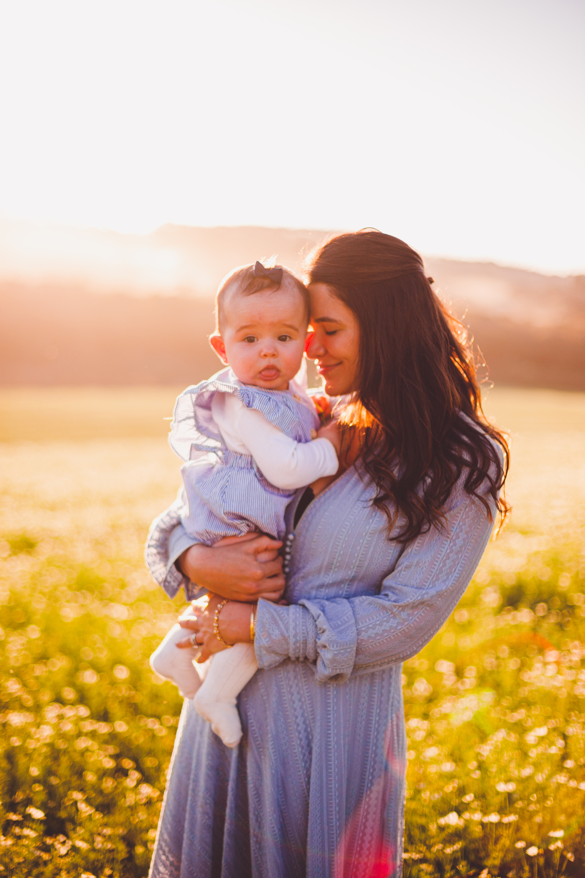 fotografa familia curitiba - ensaio externo camomila bebe menina 
