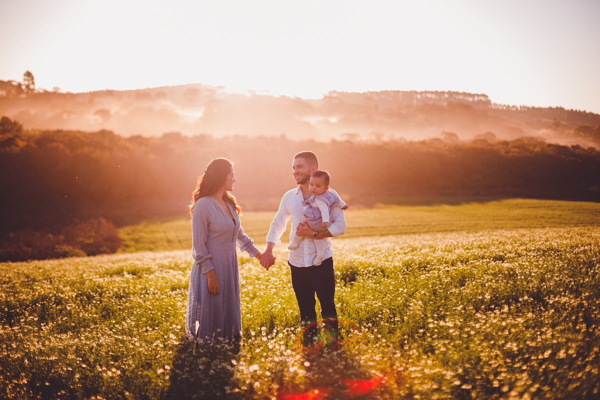 fotografa familia curitiba - ensaio externo camomila bebe menina 