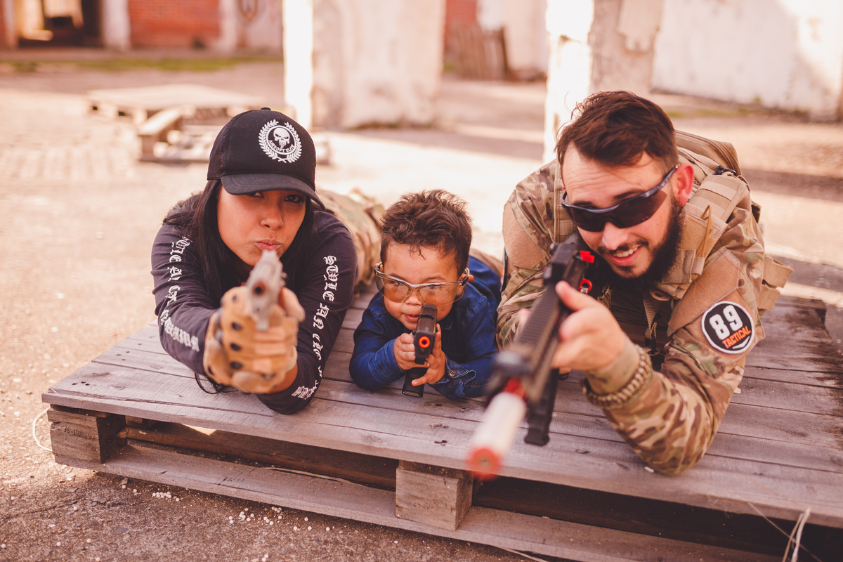 fotografa familia curitiba - ensaio Airsoft curitiba