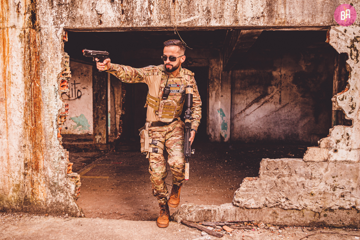 fotografa familia curitiba - ensaio Airsoft curitiba