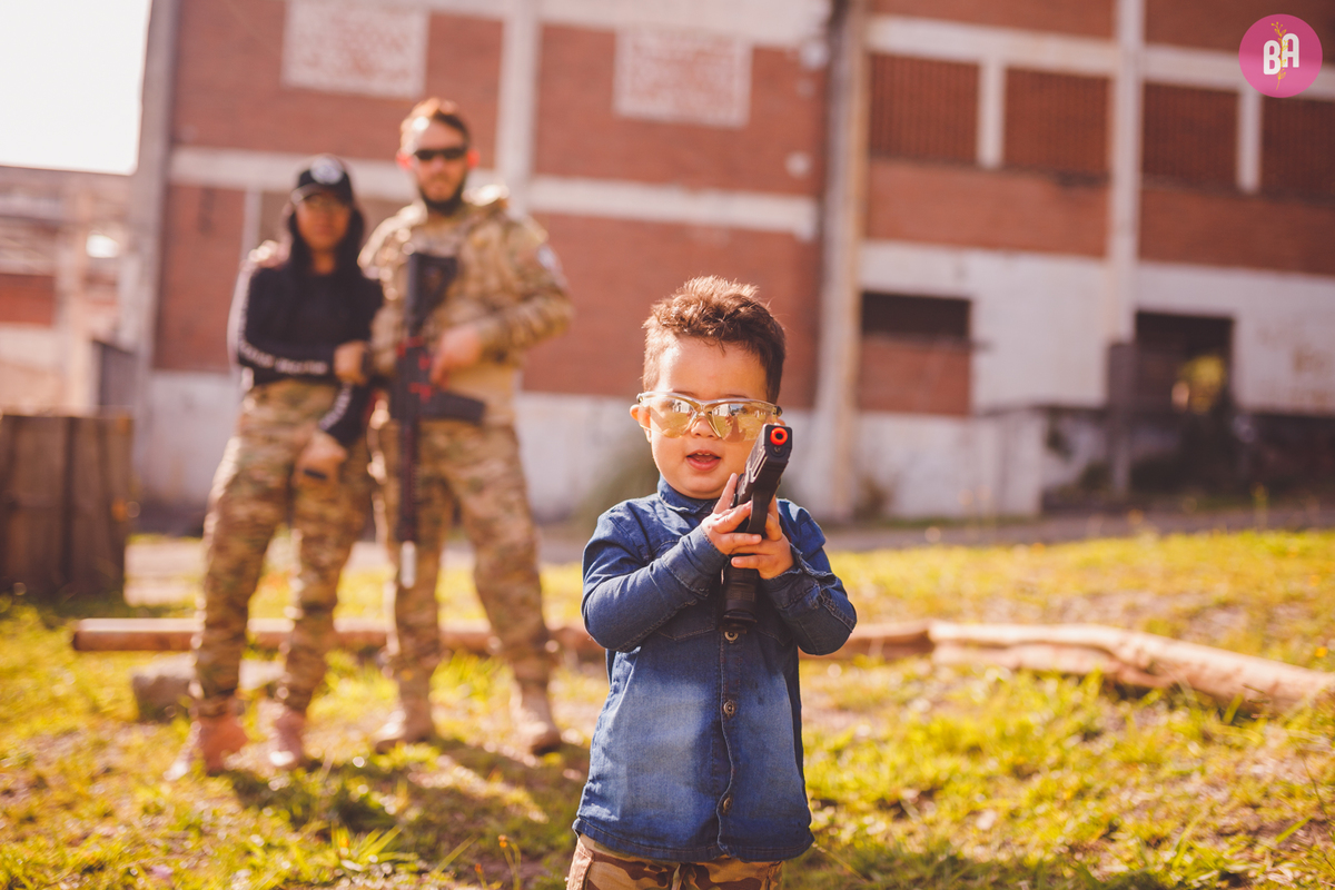 fotografa familia curitiba - ensaio Airsoft curitiba