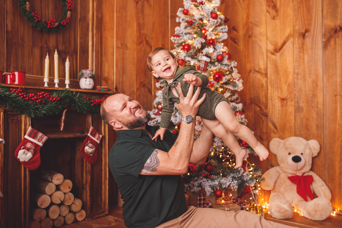 fotografa familia curitiba - ensaio. de natal theo