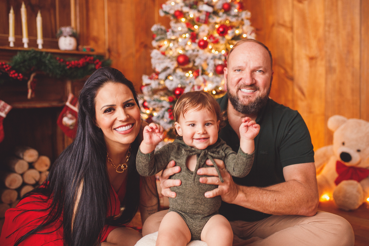 fotografa familia curitiba - ensaio. de natal theo