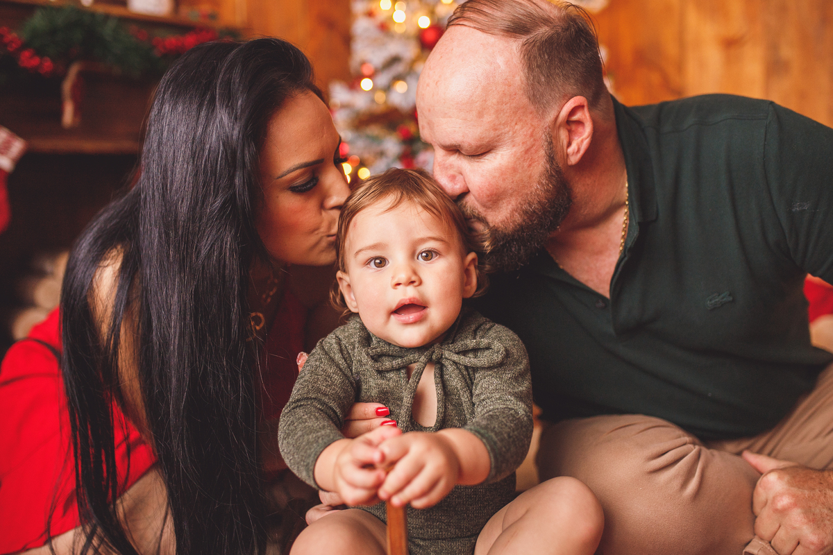 fotografa familia curitiba - ensaio. de natal theo