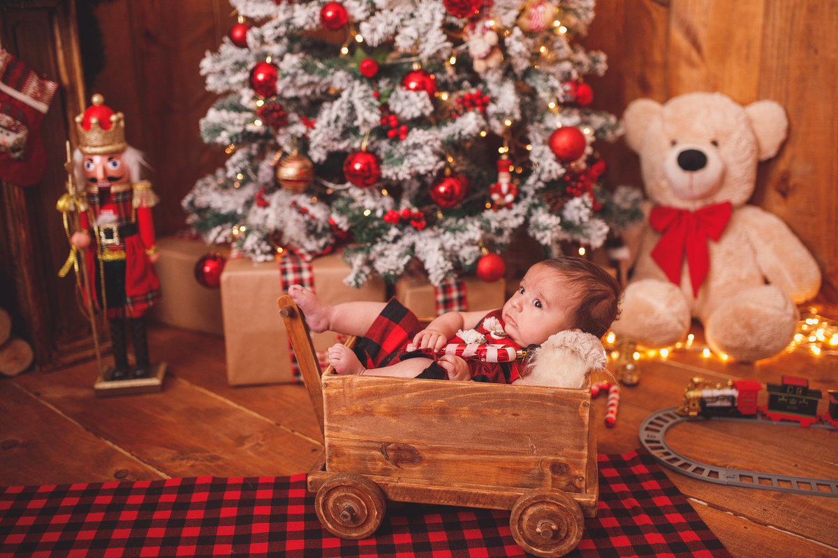 fotografa familia curitiba - ensaio de natal estudio