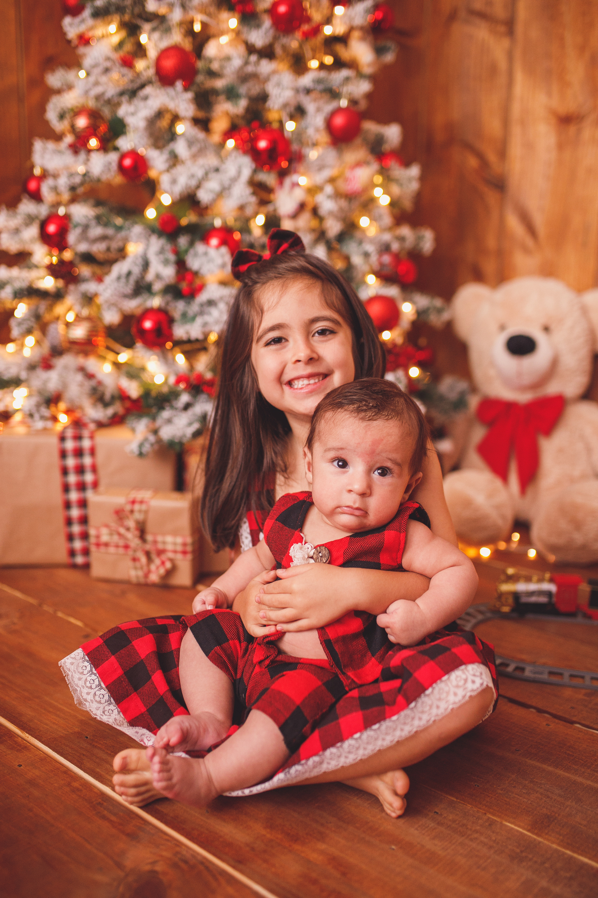 fotografa familia curitiba - ensaio de natal estudio