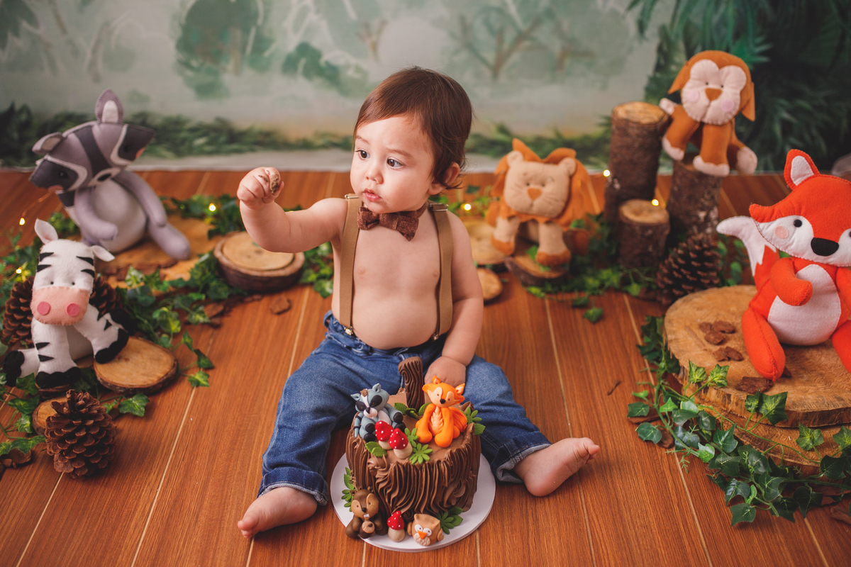 fotografa familia curitiba - smash the cake bolo estudio