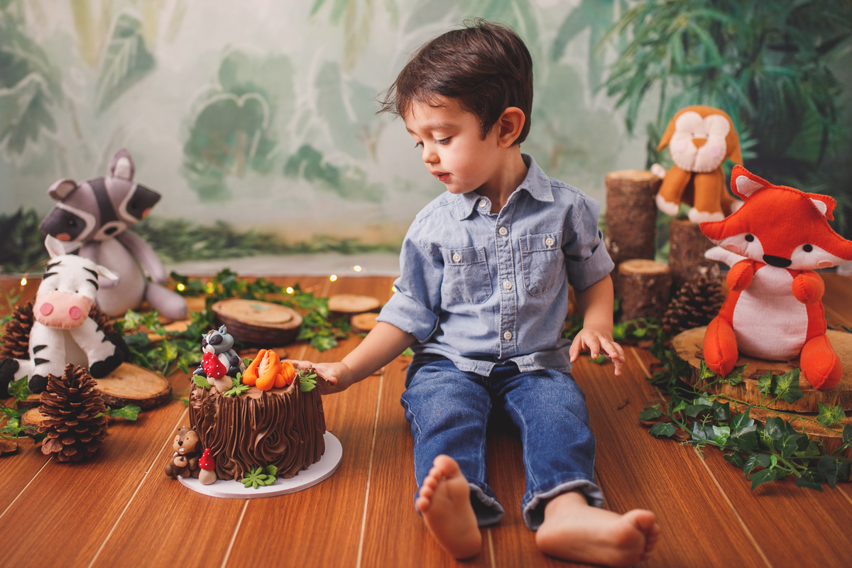 fotografa familia curitiba - smash the cake bolo estudio