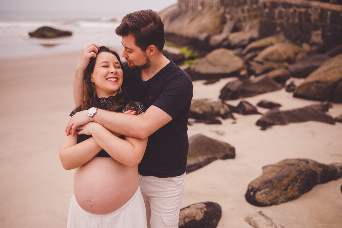 fotografa familia curitiba - gestante carol praia caioba