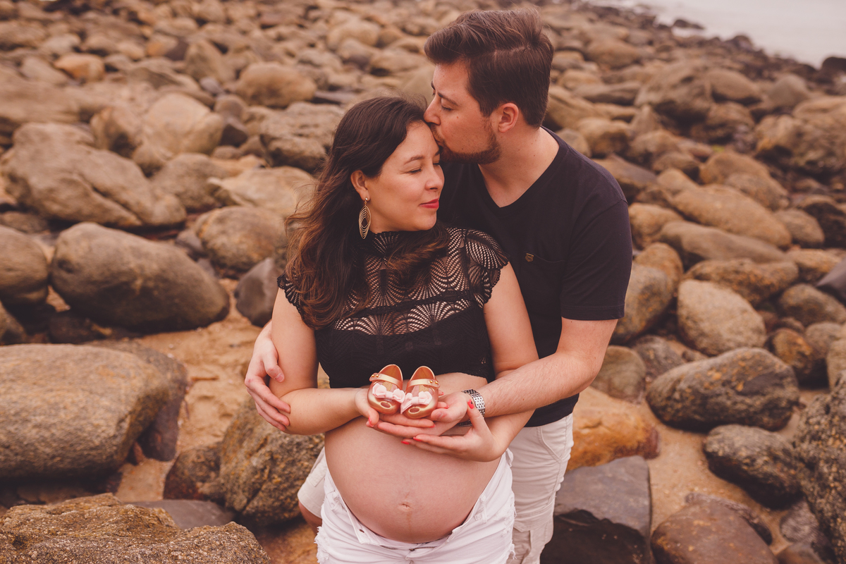 fotografa familia curitiba - gestante carol praia caioba