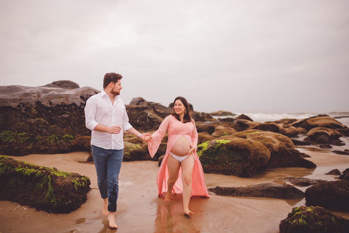 fotografa familia curitiba - gestante carol praia caioba