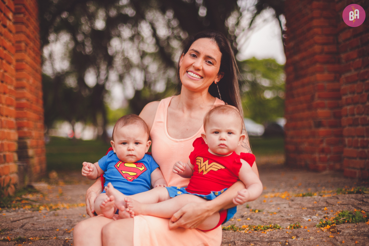 fotografa familia curitiba - ensaio externo parque barigui gêmeos 