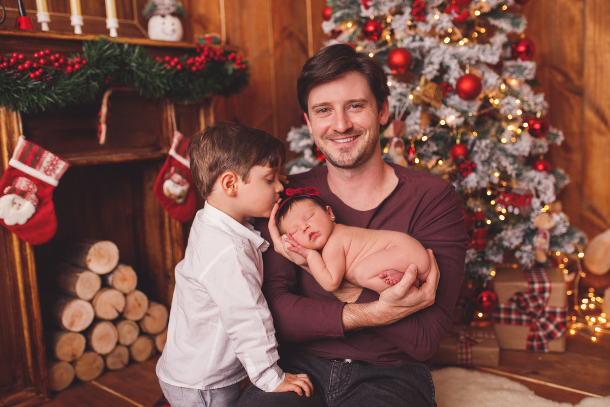 fotografa familia curitiba - newborn recem nascido estudio menina Bebê 9 dias