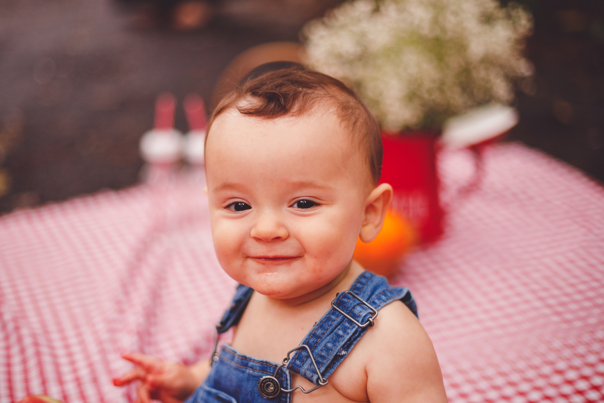 fotografa familia curitiba - Samuel piquenique barigui frutas 6 meses