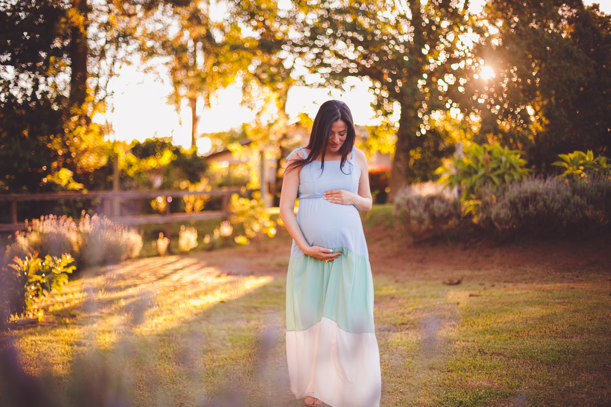 fotografa familia curitiba - gestante externo lavandas por do sol