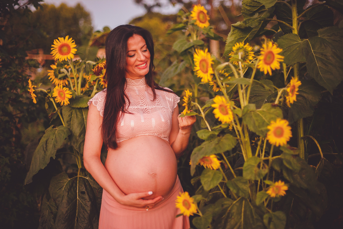 fotografa familia curitiba - gestante externo lavandas por do sol