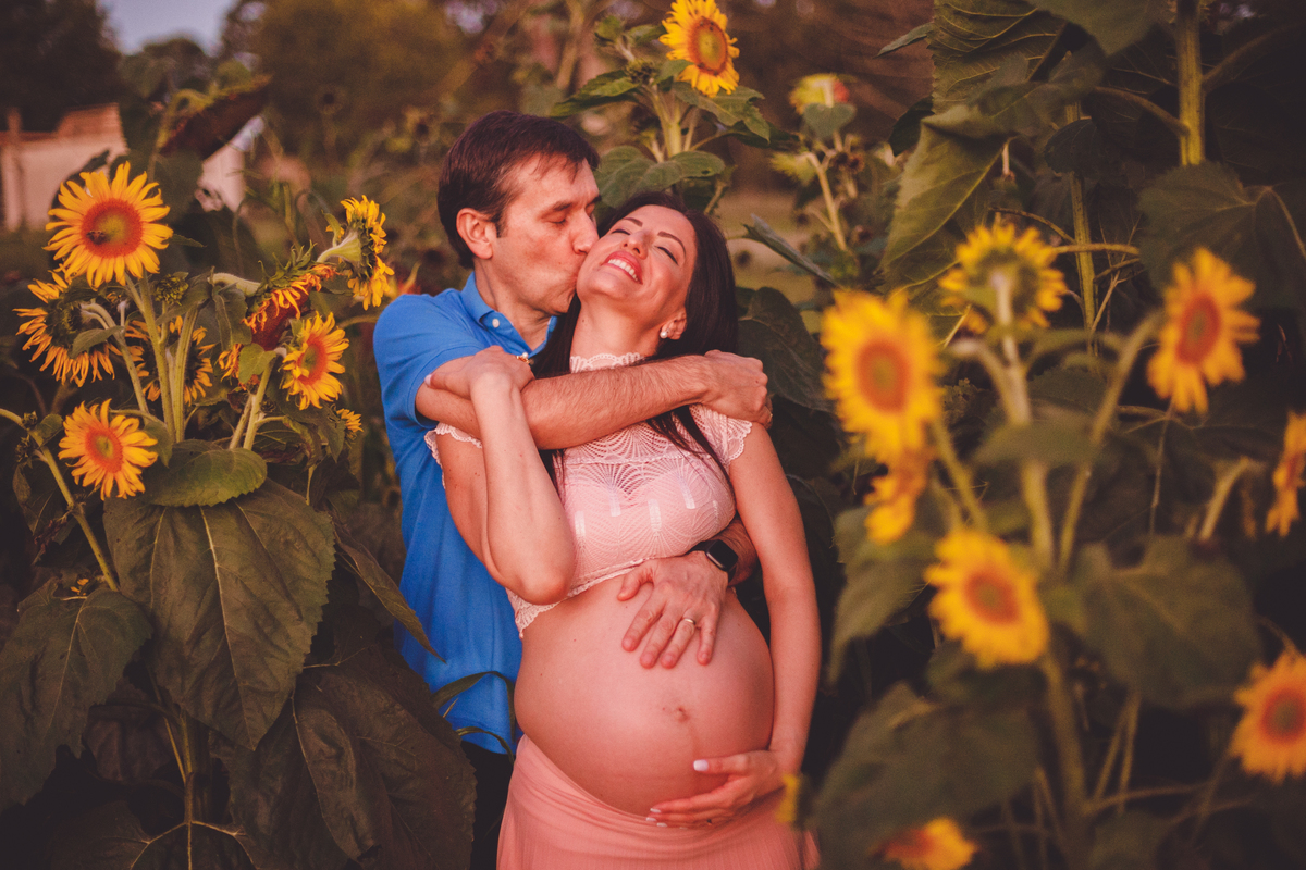 fotografa familia curitiba - gestante externo lavandas por do sol