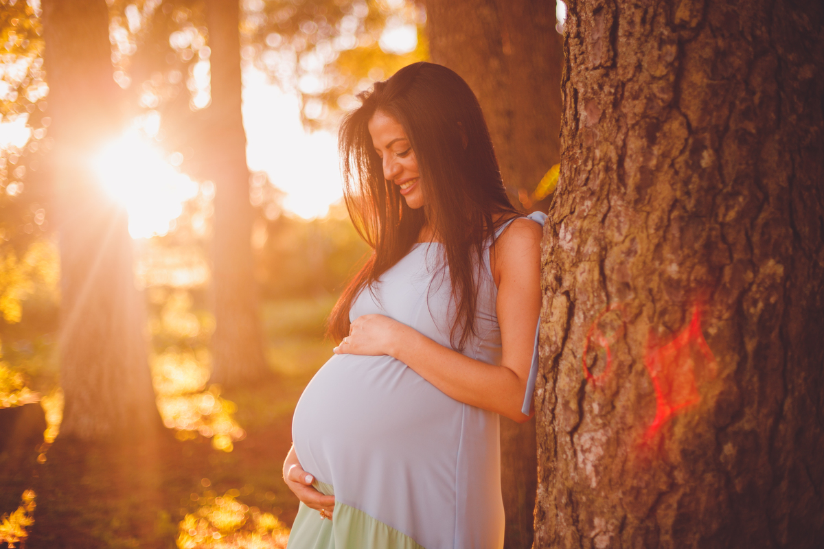 fotografa familia curitiba - gestante externo lavandas por do sol