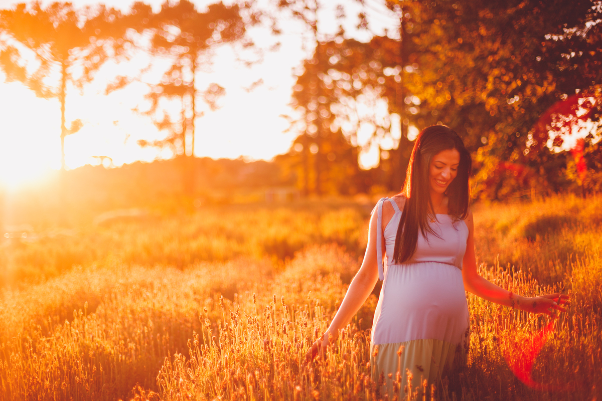 fotografa familia curitiba - gestante externo lavandas por do sol