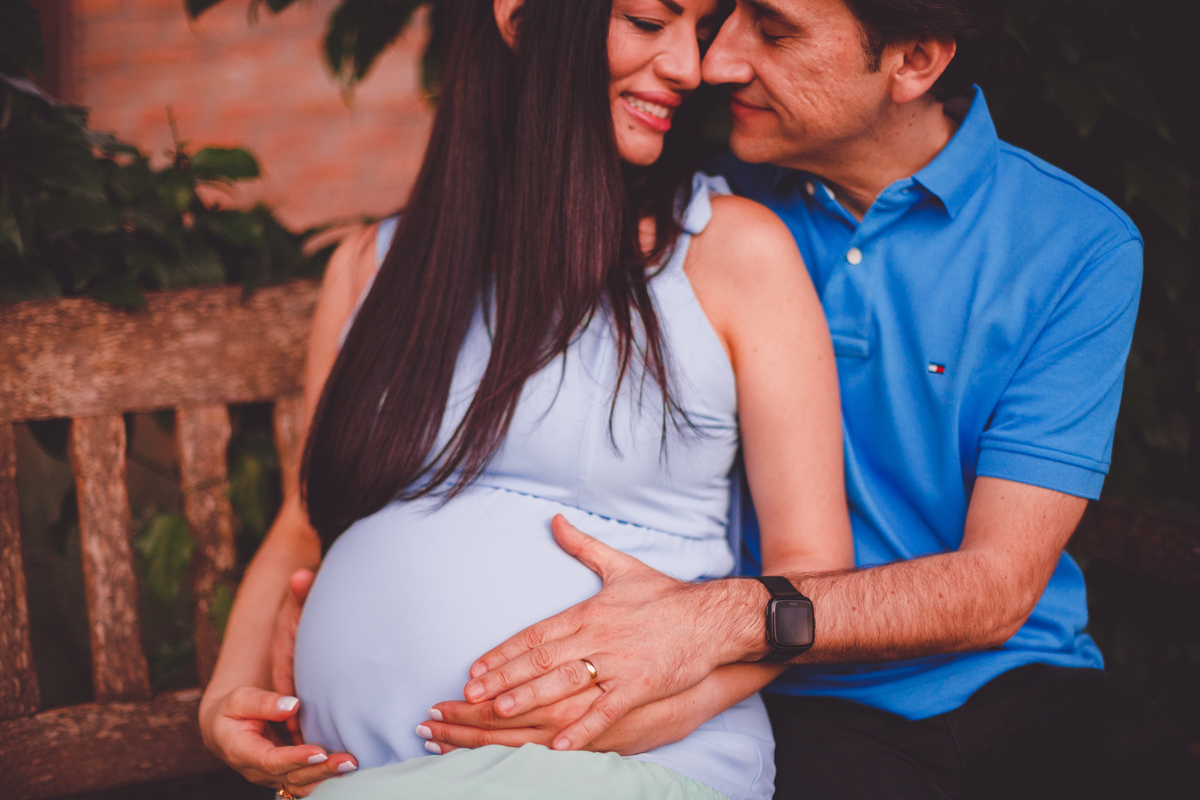fotografa familia curitiba - gestante externo lavandas por do sol