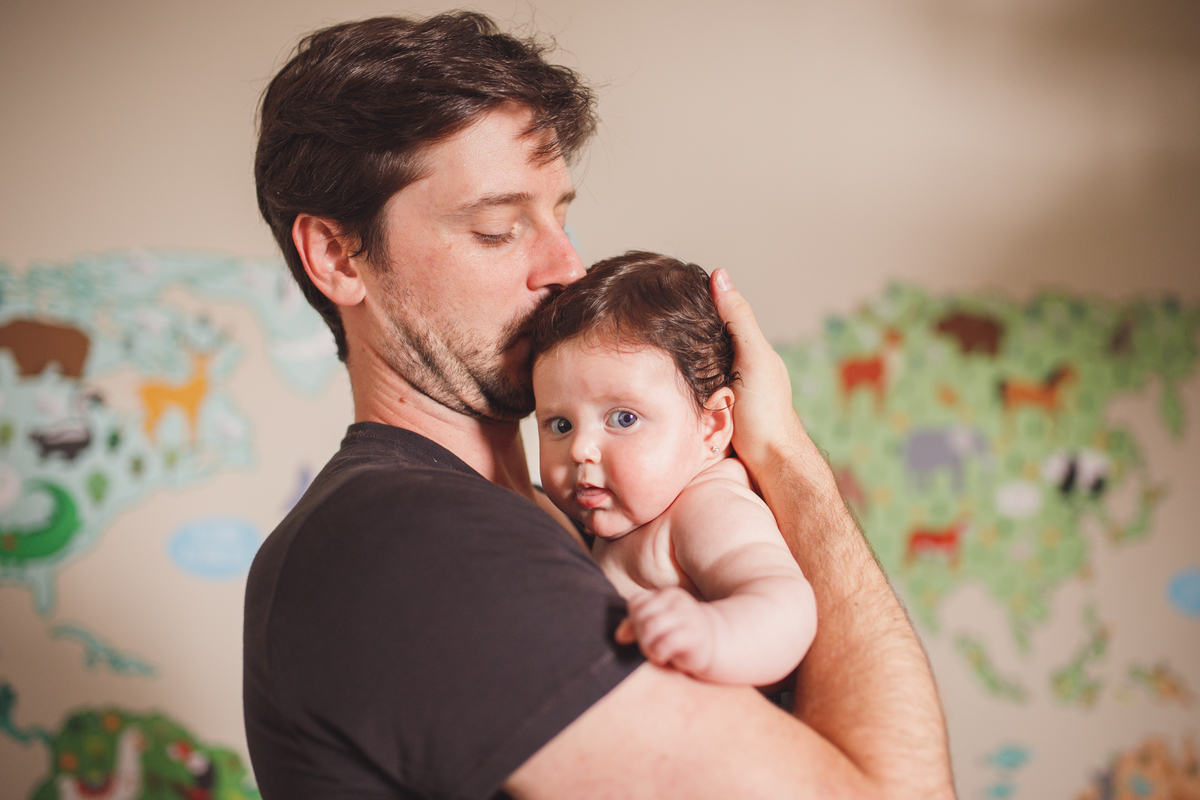 fotografa familia curitiba - ensaio em casa luiza 3 meses