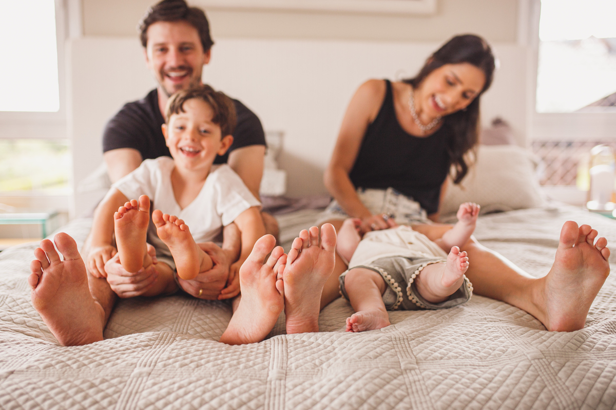 fotografa familia curitiba - ensaio em casa luiza 3 meses