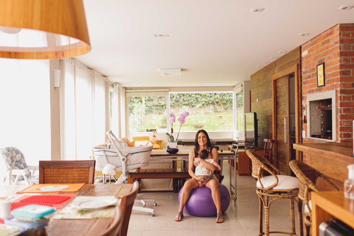 fotografa familia curitiba - ensaio em casa luiza 3 meses