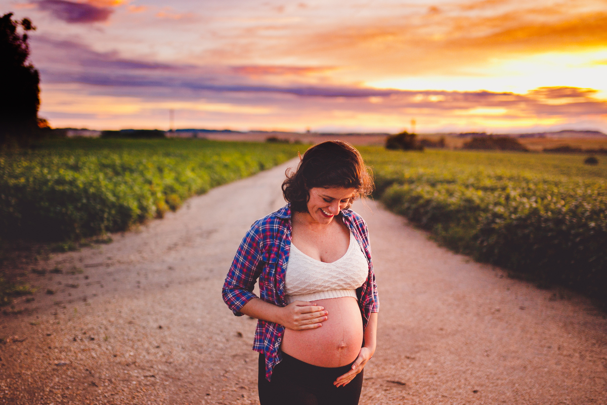 fotografa de familia curitiba - gestante palmeira nascer do sol