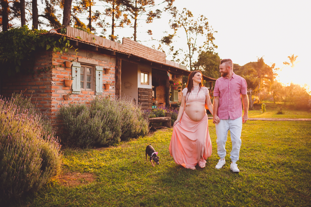 fotografa familia curitiba - ensaio externo gestante lavandario colonia witmarsun