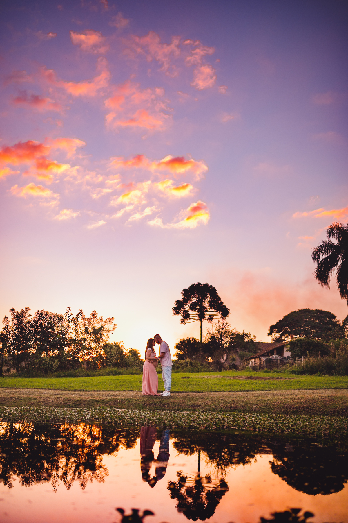 fotografa familia curitiba - ensaio externo gestante lavandario colonia witmarsun