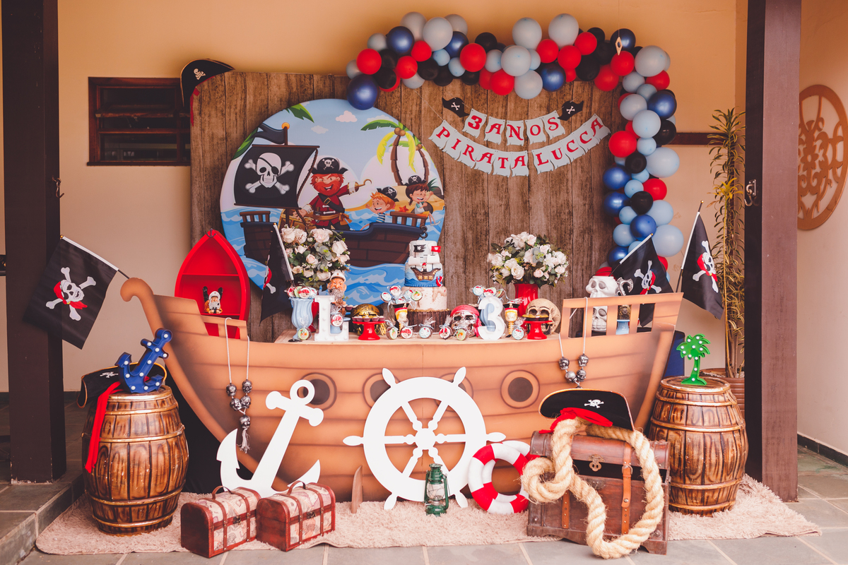 fotografa familia curitiba - aniversario pirata em casa