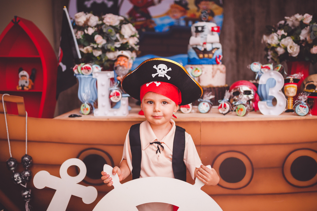 fotografa familia curitiba - aniversario pirata em casa